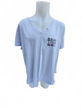 NEW T-Shirt with 'Believe in Yourself' Y2K, motivational, minimalist, casual